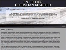 Tablet Screenshot of christianbeaulieu.com